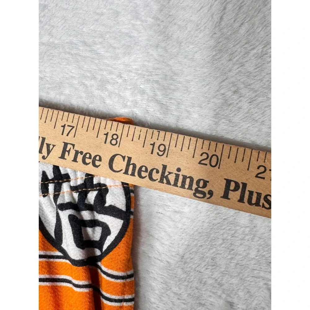 Dragon Ball Z Sleep Pants XL Orange Goku Kanji Graphic Lounge Joggers Anime